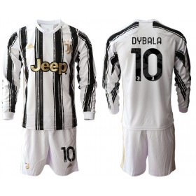 Juventus Paulo Dybala 10 Kind Thuistenue 2020-21 L/S